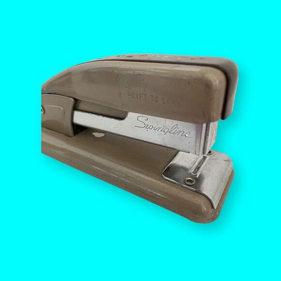 Swingline 99 Vintage Stapler Beige and Brown - Picture 4 of 6
